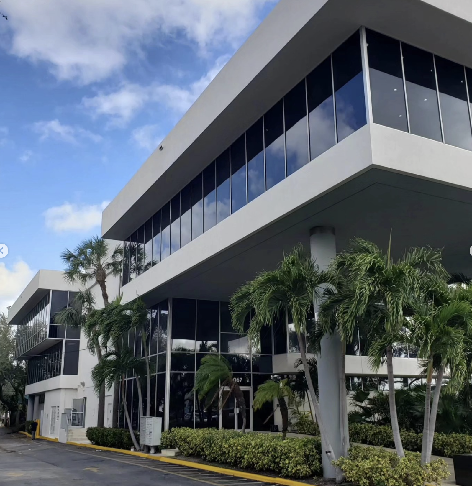 Commercial office building painted by K&R Painting and Remodeling Corp